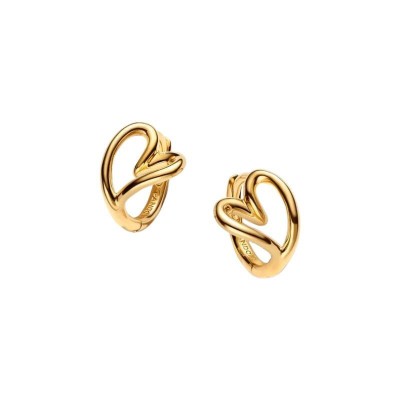 Orecchini Cerchi Cuore Piccolo Linea Sinuosa Pandora 264359C00 [45929af3]