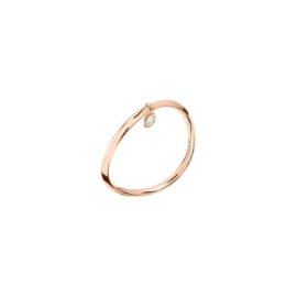 Anello essentials oro rosa e diamante bianco Dodo [a54689f8]