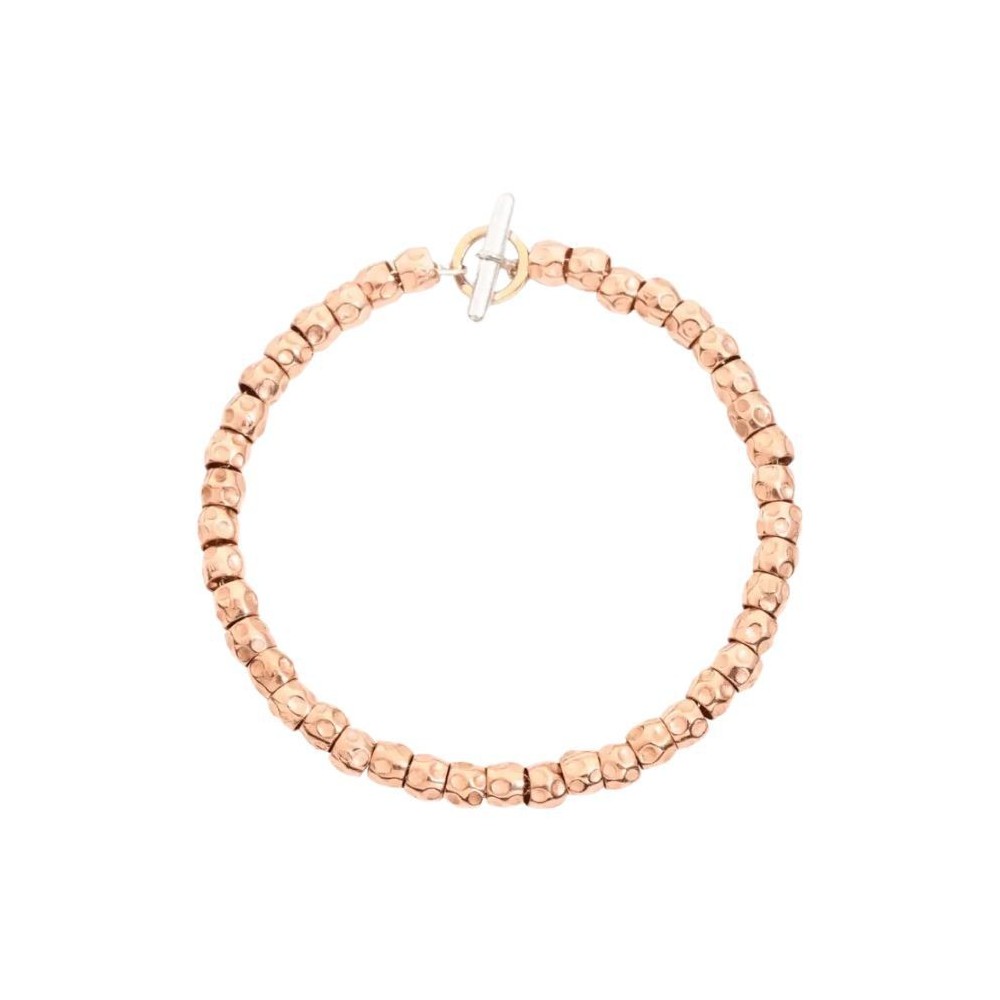 BRACCIALE GRANELLI ORO ROSA Dodo DBB9005-GRANE-G9R9A [72ed3523]