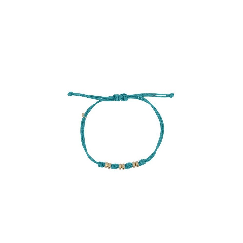 Bracciale Soft cord Rondelle Azzurro Rue Des Mille CB-LBR TS4 C5 [ec06b647]