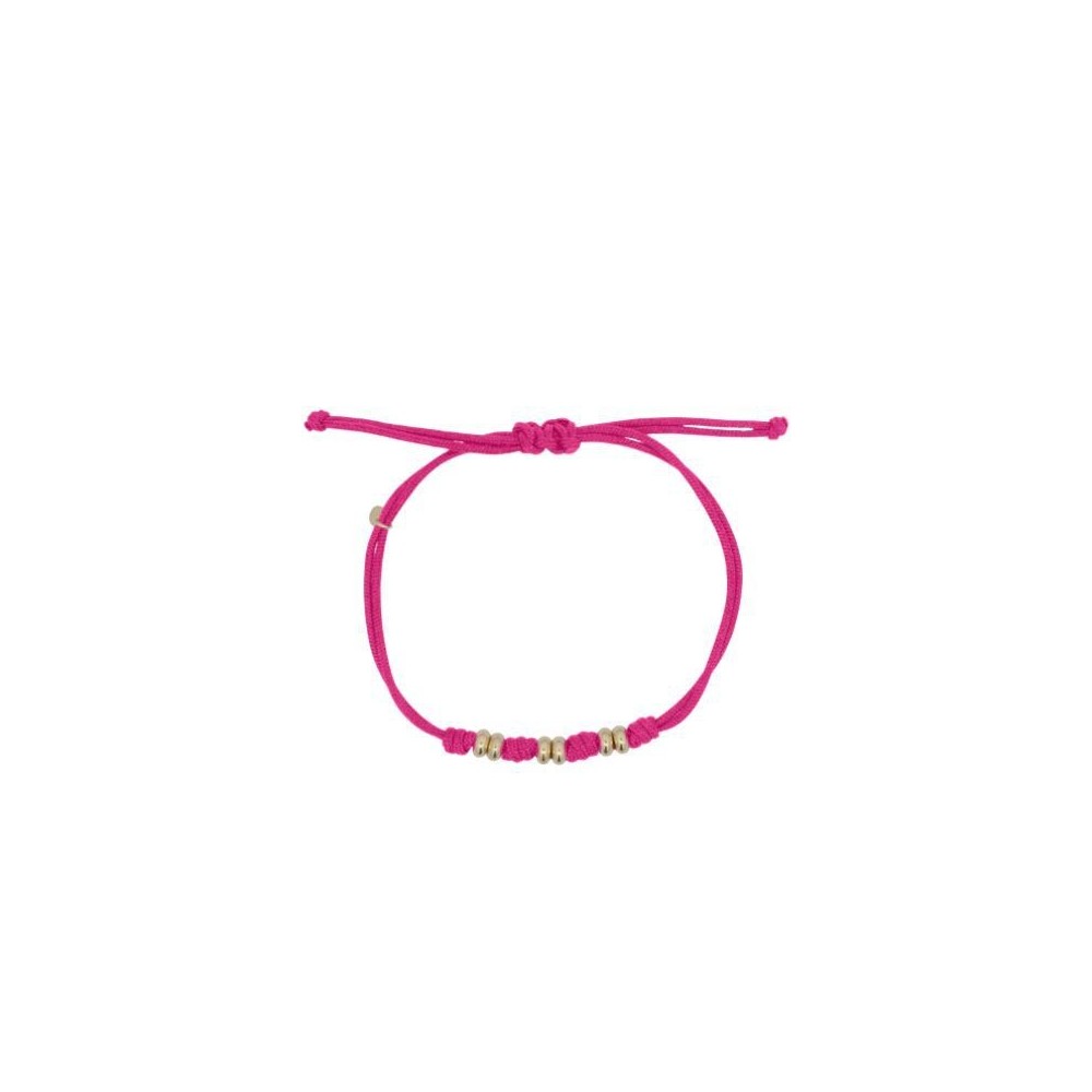 Bracciale Soft cord Rondelle Fucsia Rue Des Mille CB-LBR TS4 C1 [65f3df45]