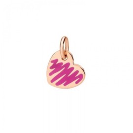 Charm Dodo Cuore Smalto rosa DMC0002-HEARL-ERS9R [8d343c04]