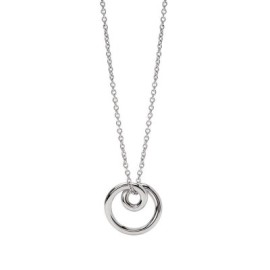 Collana girocollo donna con spirale in acciaio argentato Kidult [6c0987e4]