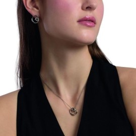 Collana girocollo donna con spirale in acciaio argentato Kidult [6c0987e4]