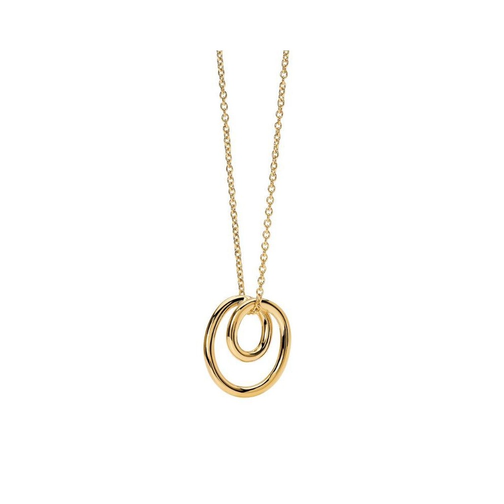 Collana girocollo donna con spirale in acciaio dorato Kidult [c12a49ef]