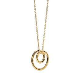 Collana girocollo donna con spirale in acciaio dorato Kidult [c12a49ef]