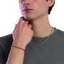Collana uomo in acciaio con catena fancy Kidult [d5c4028a]