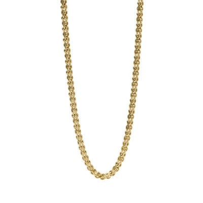 Collana uomo in acciaio dorato con catena fancy Kidult [85172885]