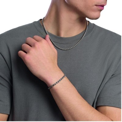 Collana uomo in acciaio con catena cardano Kidult [db9db389]