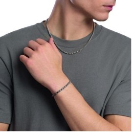 Collana uomo in acciaio con catena cardano Kidult [02bbf084]