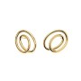 Orecchini a spirale in acciaio dorato Kidult [2066965d]