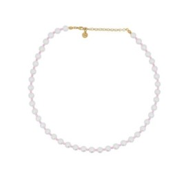 Girocollo Perla e zirconi milky rosa Rue Des Mille [05181926]