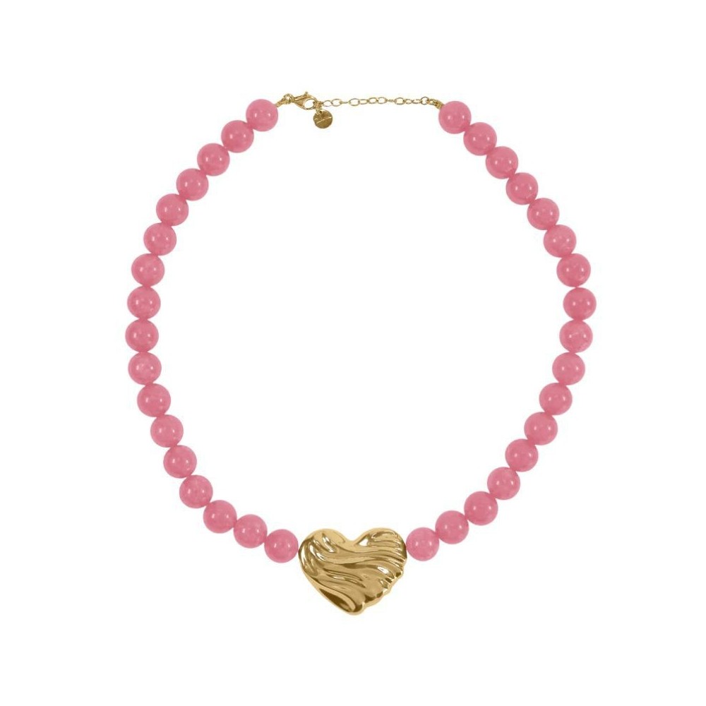 Girocollo Giada Rosa Cuore Bold Rue Des Mille [3d7cdc28]