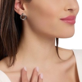 Orecchini con doppio cerchio Kidult [89a0b4d2]