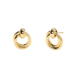 Orecchini dorati con doppio cerchio Kidult [0e0c6cd3]