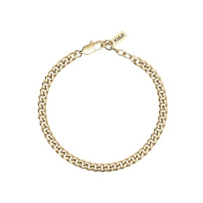 Bracciale groumette uomo in acciaio dorato Kidult [a84d6e68]