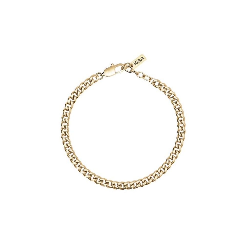 Bracciale groumette uomo in acciaio dorato Kidult [a84d6e68]