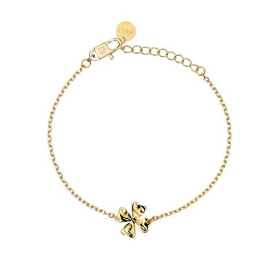 Bracciale dorato con quadrifoglio Kidult [c978393c]