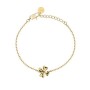 Bracciale dorato con quadrifoglio Kidult [c978393c]