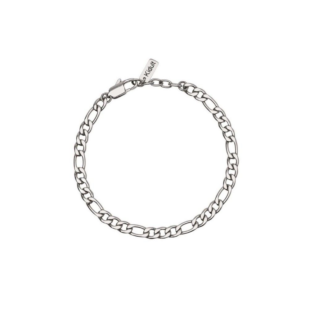 Bracciale uomo in acciaio con catena figaro Kidult [f7173de2]