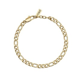 Bracciale uomo in acciaio dorato con catena figaro Kidult [70bbe5e3]