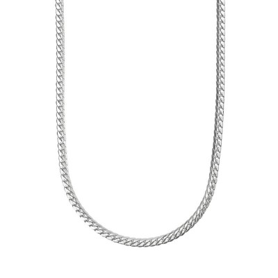 Collana con catena groumette piatta Kidult [19ab4aab]