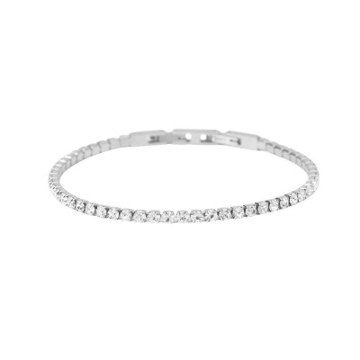 Bracciale tennis con cristalli bianchi Kidult [a3e87b66]