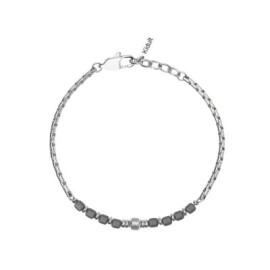Bracciale in acciaio ed ematite Kidult [cd5a0c06]