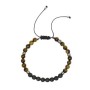 Bracciale regolabile con nylon e pietre Kidult [d9ba1ed2]
