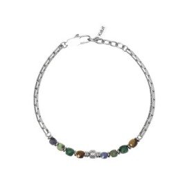 Bracciale in acciaio con pietre multicolor Kidult [a46e1430]