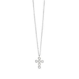 Girocollo con croce in cristalli Kidult [1dadc8ef]