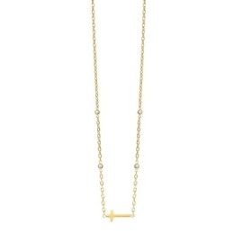 Girocollo dorato con croce Kidult [0b4099af]