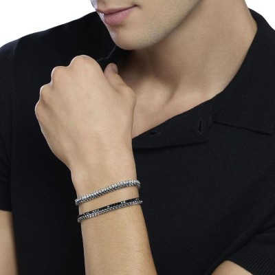 Bracciale con catene venete e tennis Kidult [c5062564]