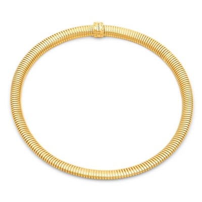 Collana Tubogas Dorata [ca49b4d5]