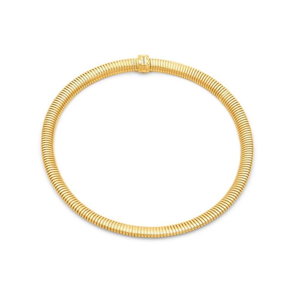 Collana Tubogas Dorata [ca49b4d5]