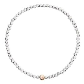 COLLANA PEPITA ARGENTO E ORO ROSA [1d381f6a]