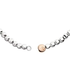 COLLANA PEPITA ARGENTO E ORO ROSA [1d381f6a]