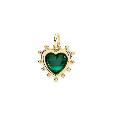 CIONDOLO CUORE CON MALACHITE [788b5fa2]