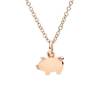 CIONDOLO MAIALINO ORO ROSA [e6c33abe]