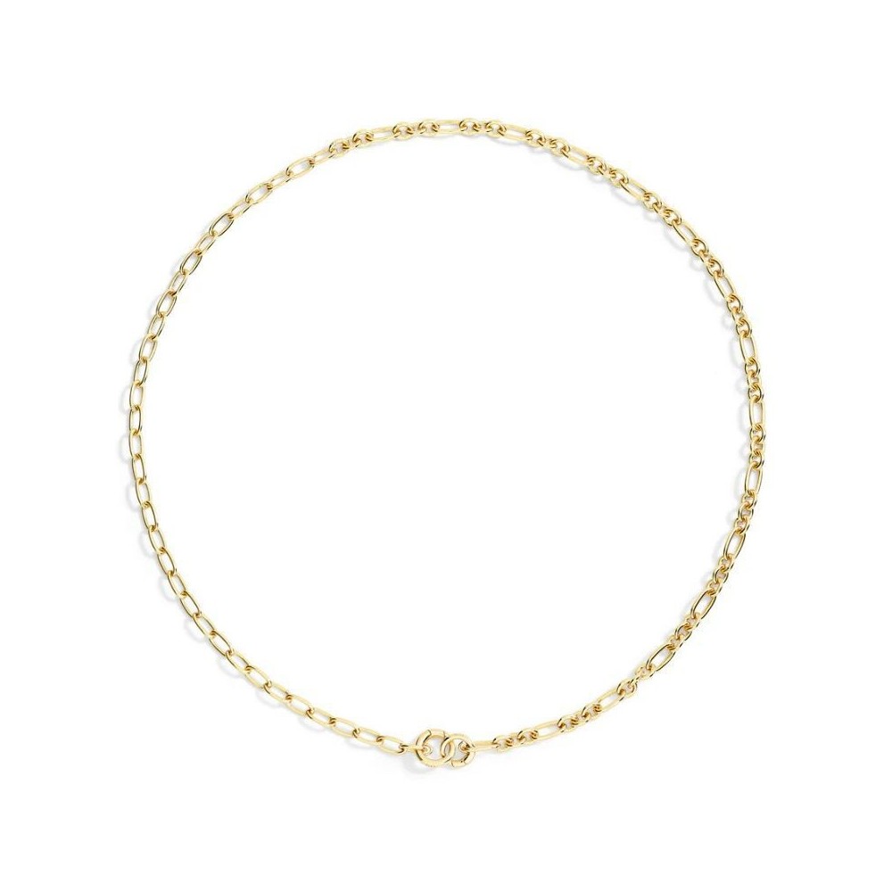 COLLANA MAGLIE APRIBILI ARGENTO DORATO [23571bb4]