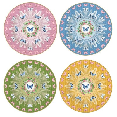 Set 4 piatti dessert SPRING PARADE [c83f1b5d]