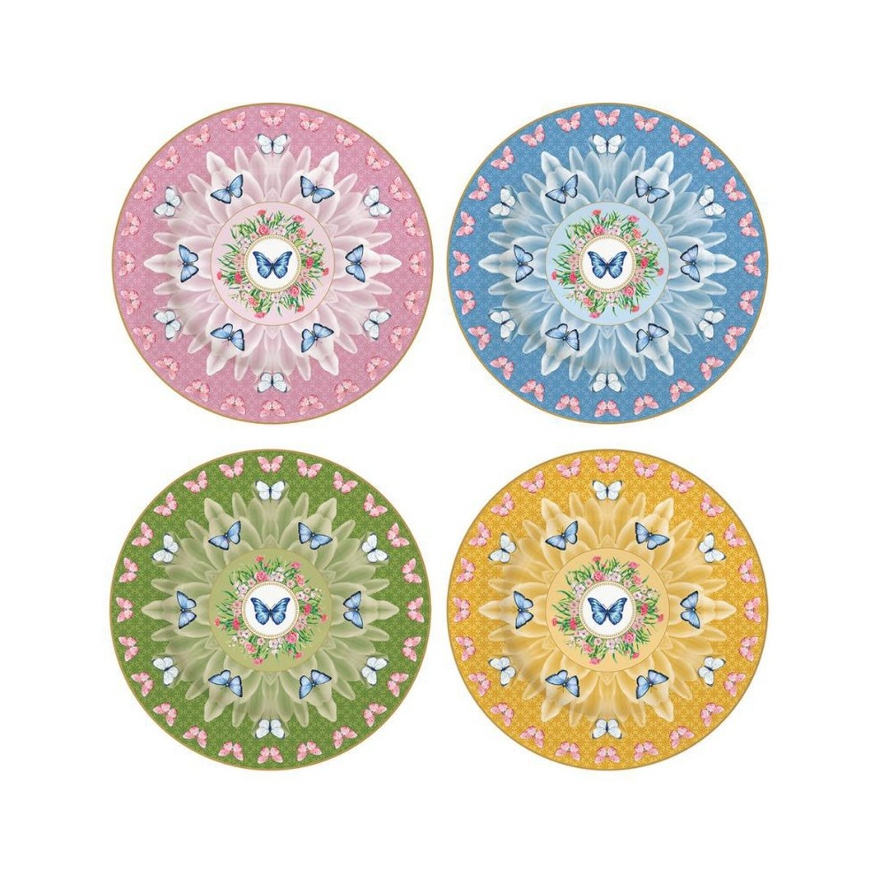 Set 4 piatti dessert SPRING PARADE [c83f1b5d]