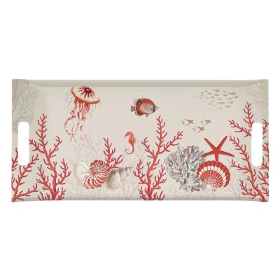 Vassoio con Manici Easy Life 41x19cm Coral reef RPA03 REEFNV [d99fd464]