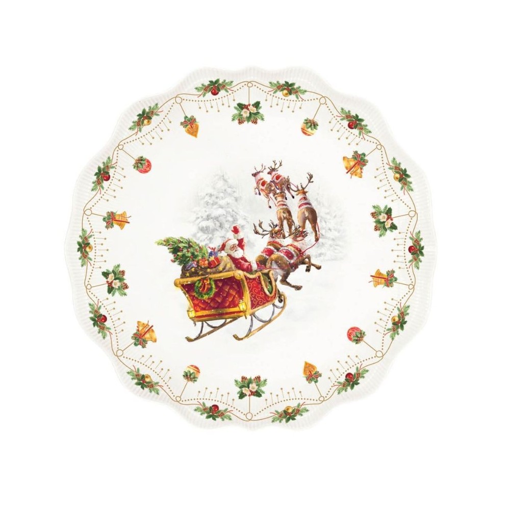 Vassoio Tondo Nostalgic Christmas Easy Life [18b16b7b]