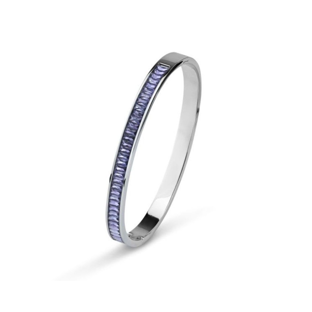Bracciale rigido con centrale purple [45908e62]