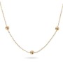 Collana placcata oro giallo con 3 boules [fc5352bd]