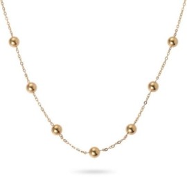 Collana placcata oro giallo con 7 boules [eeb881b9]