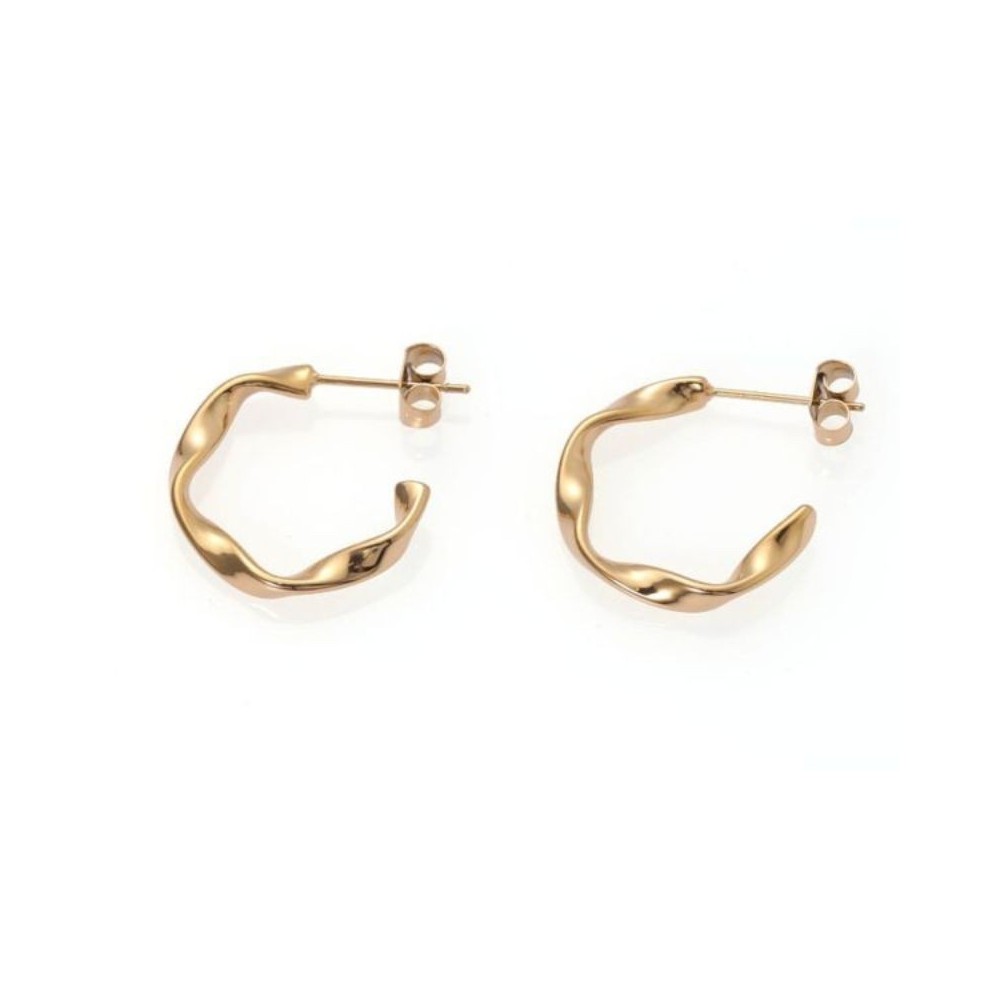 Orecchini A Cerchio Piccoli Torchon [8fdee95c]