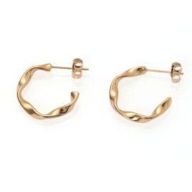 Orecchini A Cerchio Piccoli Torchon [8fdee95c]