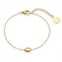 Bracciale placcato oro giallo con chicco di riso [a4dc51d0]
